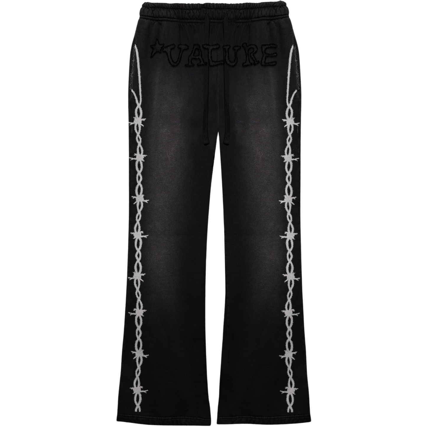 Barbwire Stitched logo Sweatpants (COAL)