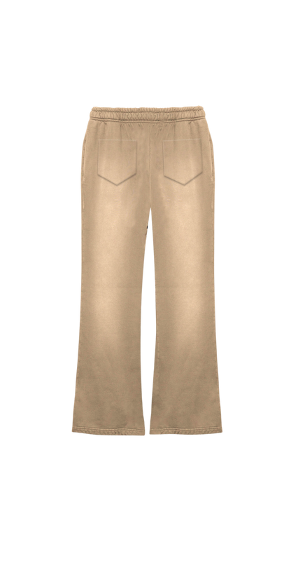 Barbwire Stiched logo Sweatpants (BONE)