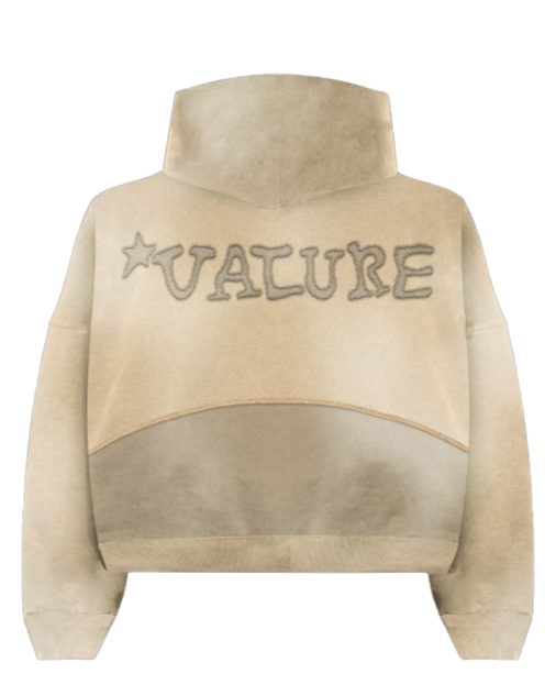 Barbwire Stitched logo zipup Hoodie (BONE)